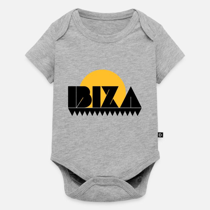 ibiza - Body à manches courtes Premium Bébé - gris chiné