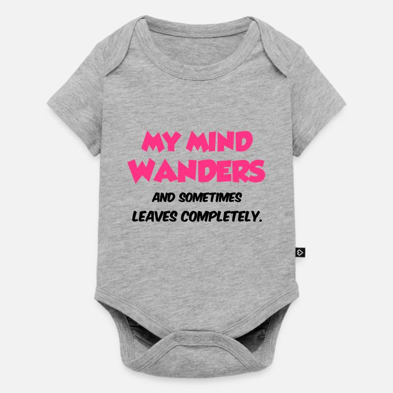 Funny - Body à manches courtes Premium Bébé - gris chiné