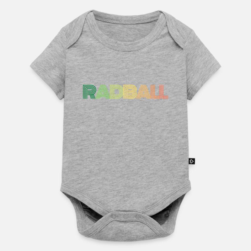 Baller de vélo - Body à manches courtes Premium Bébé - gris chiné