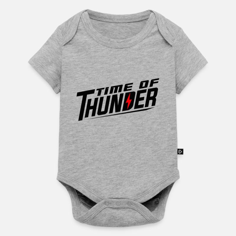 FLASH VARIATIONS - Baby Premium short-sleeve bodysuit - heather grey
