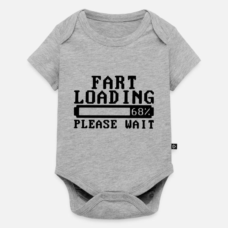 Fart Loading - Premium kortermet body for barn - gråmelert