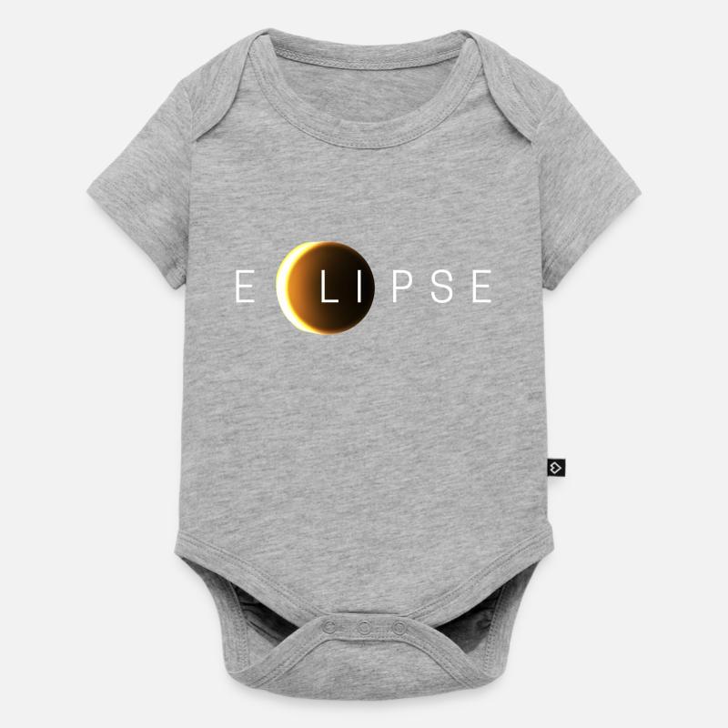 Solar eclipse - Baby Premium short-sleeve bodysuit - heather grey