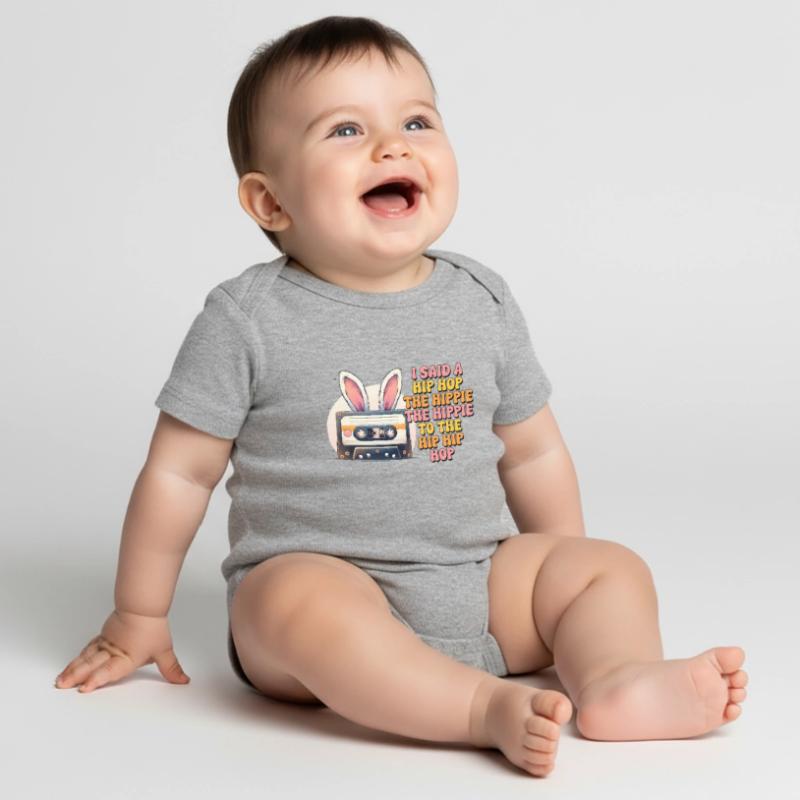 Easter Easter Bunny Easter Eve Easter Sunday Easter Egg Spring Baby Premium short-sleeve bodysuit