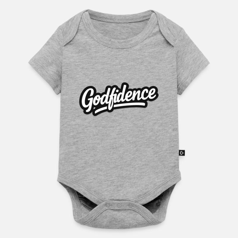 Divinité - Body à manches courtes Premium Bébé - gris chiné