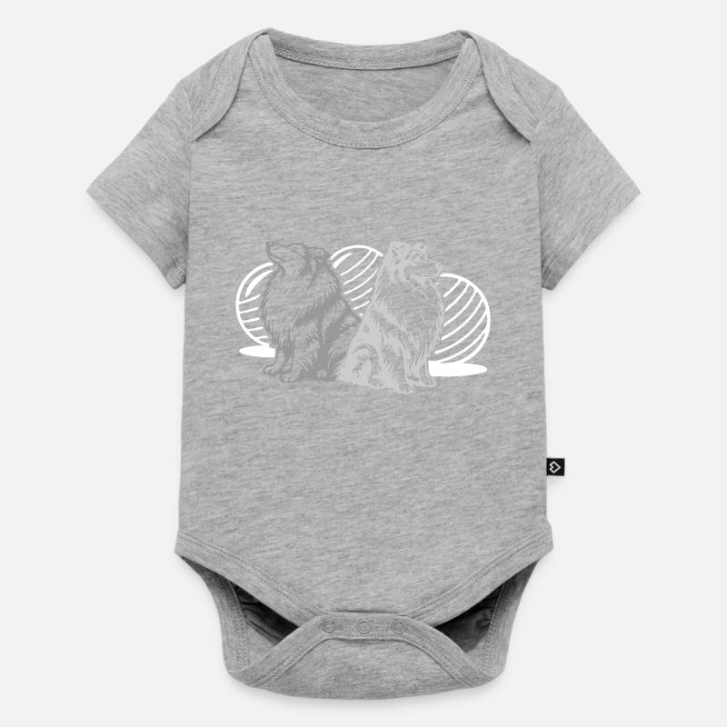 Driftball (3 colours) - Baby Premium short-sleeve bodysuit - heather grey