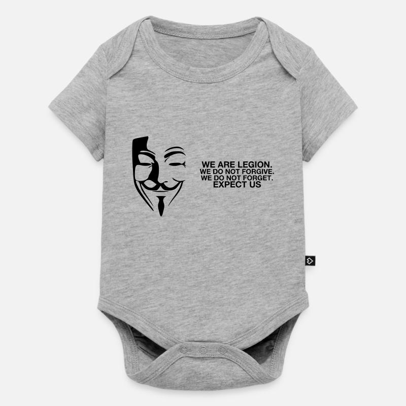 ano2 - Body à manches courtes Premium Bébé - gris chiné
