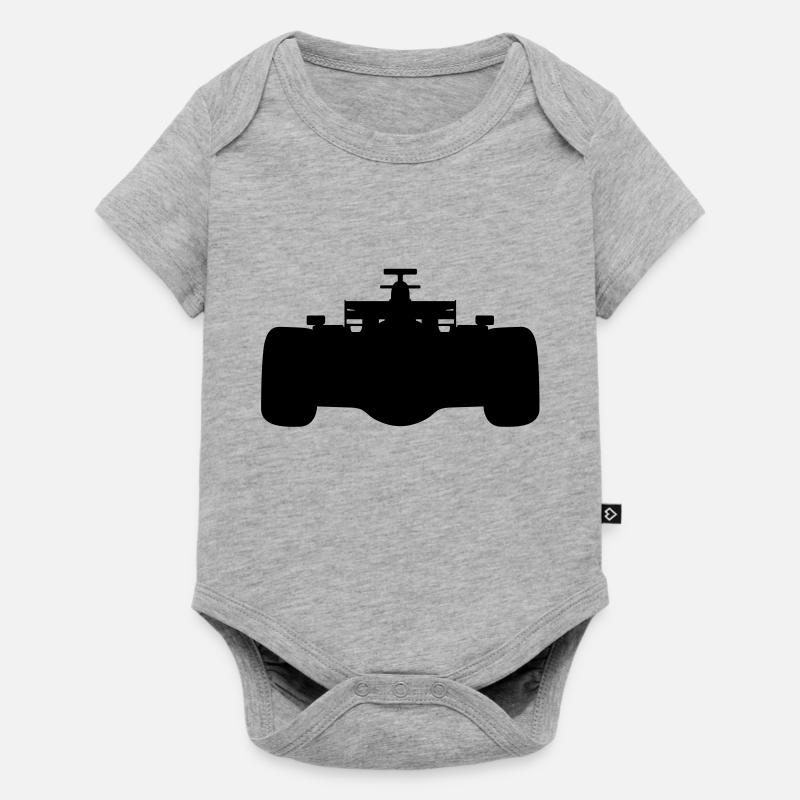 F1 # 1 - Body à manches courtes Premium Bébé - gris chiné