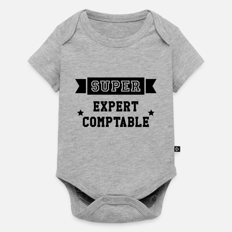 Expert Comptable / Comptabilité / Comptable / - Body à manches courtes Premium Bébé - gris chiné