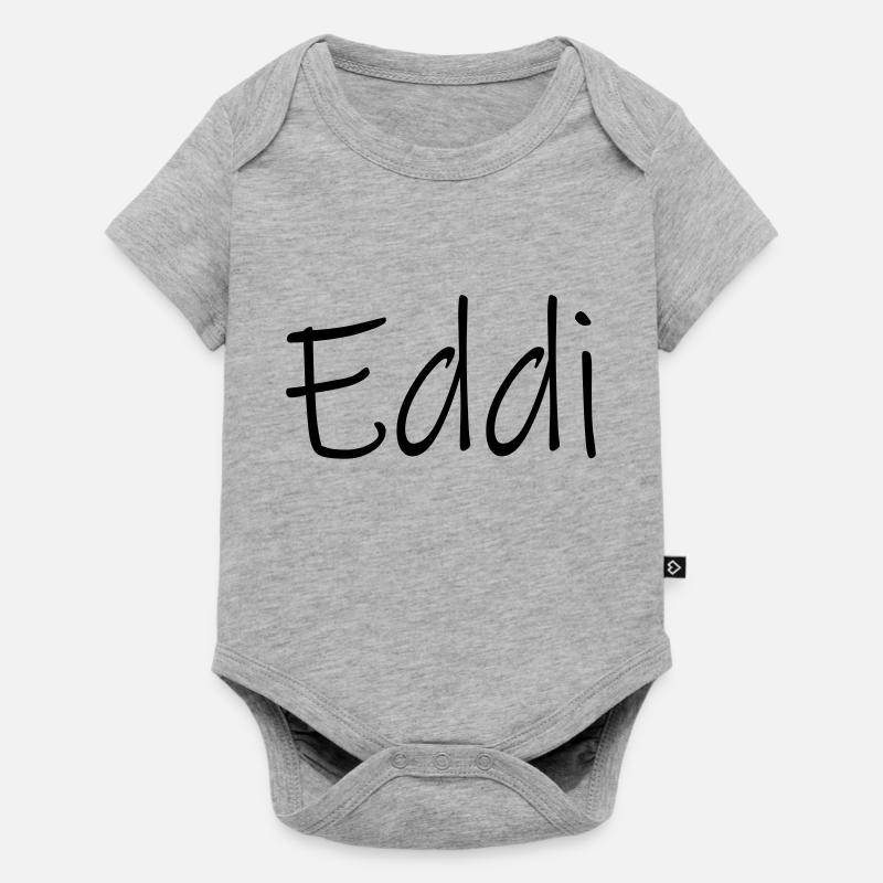 Eddi - Body à manches courtes Premium Bébé - gris chiné