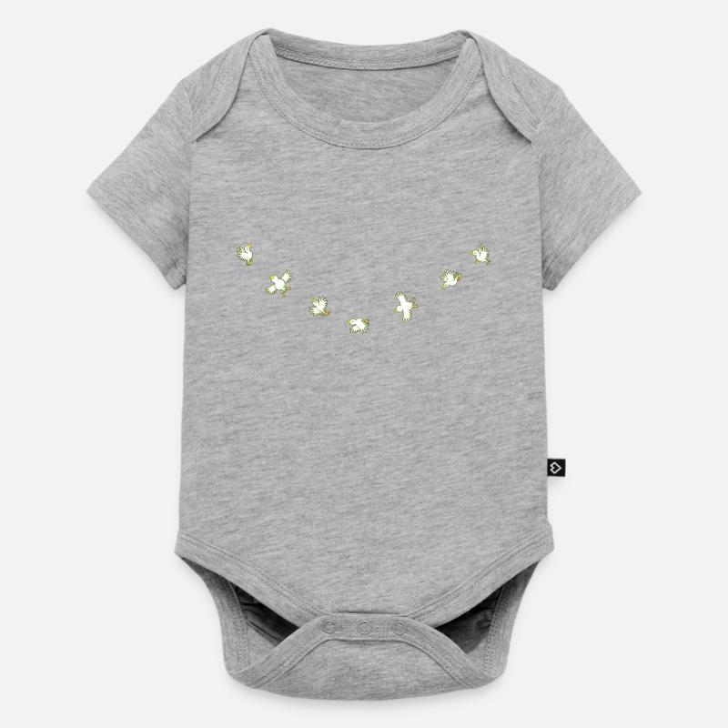 Birdies - Baby Premium short-sleeve bodysuit - heather grey