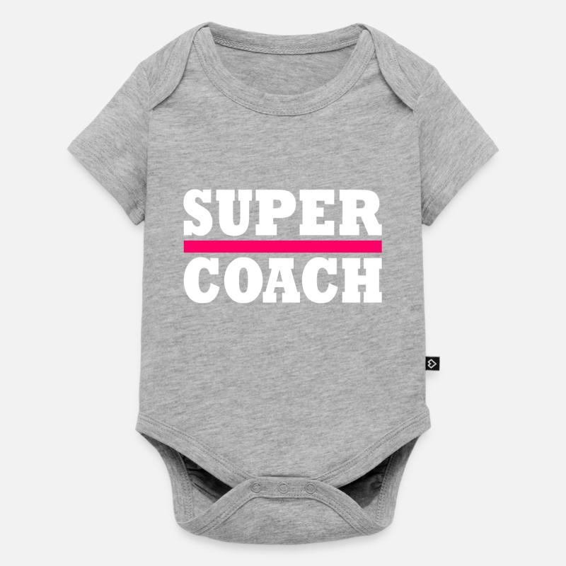 coach - Body à manches courtes Premium Bébé - gris chiné