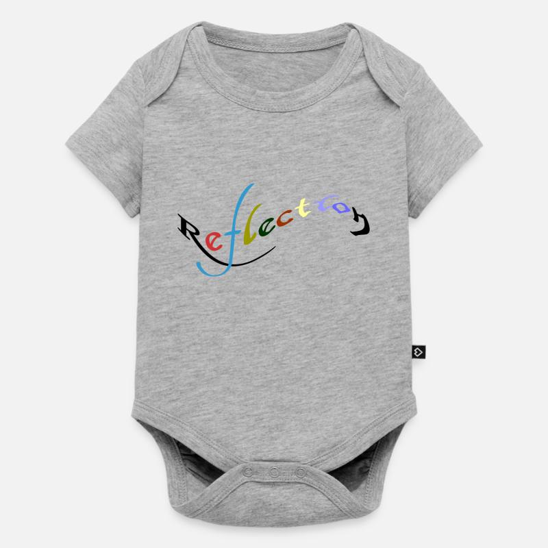 Réflexion - Réflexion - Body à manches courtes Premium Bébé - gris chiné