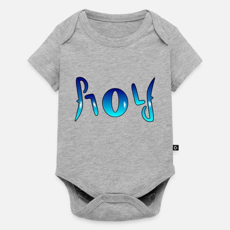 Rolf - Body à manches courtes Premium Bébé - gris chiné