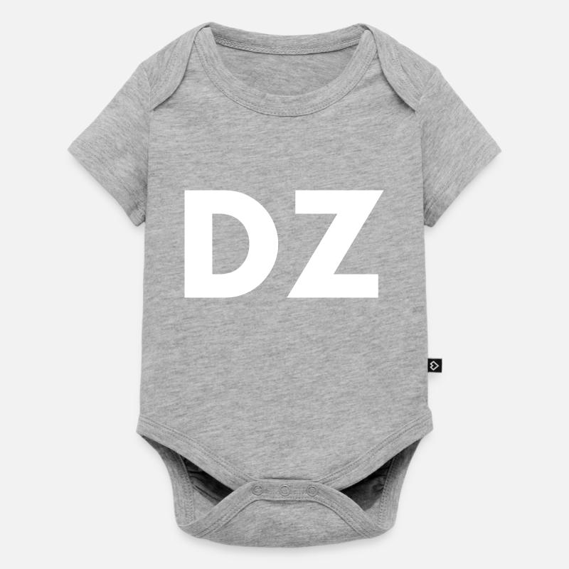 Dz - Body à manches courtes Premium Bébé - gris chiné