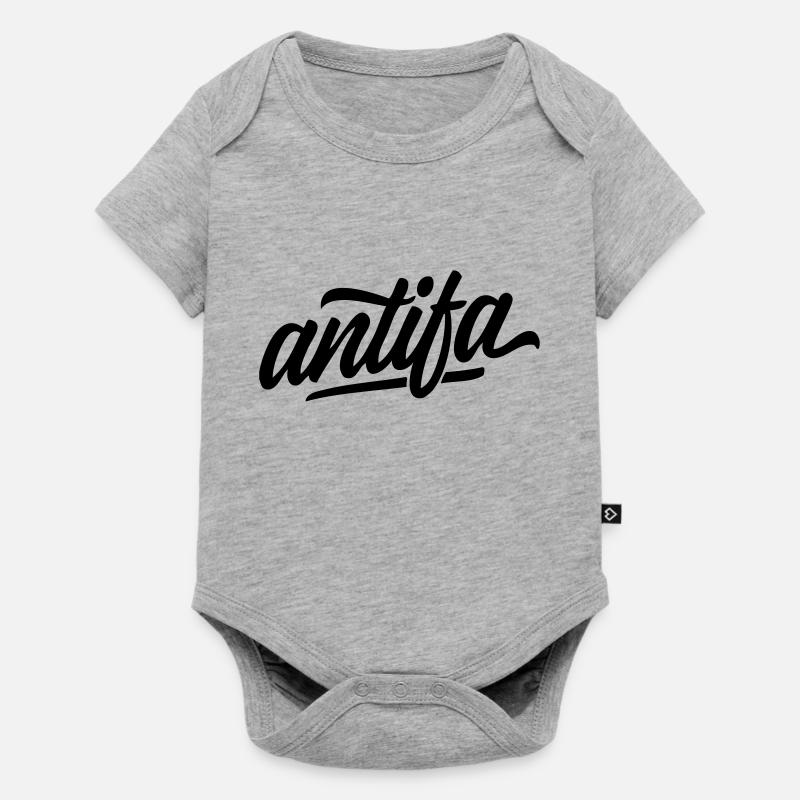 Antifa - Body à manches courtes Premium Bébé - gris chiné
