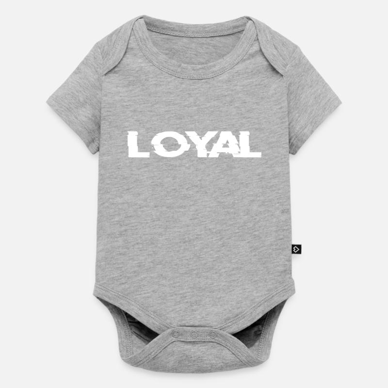 LOYAL - Body à manches courtes Premium Bébé - gris chiné