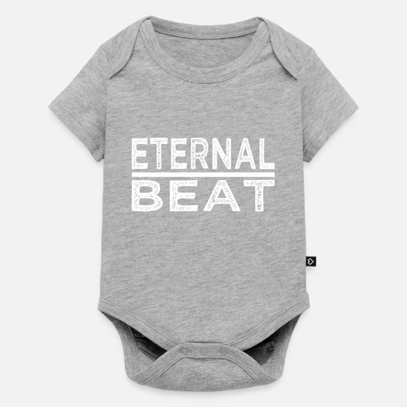 enduring classics awesome humor finding rhythm - Baby Premium Kurzarmbody - Grau meliert