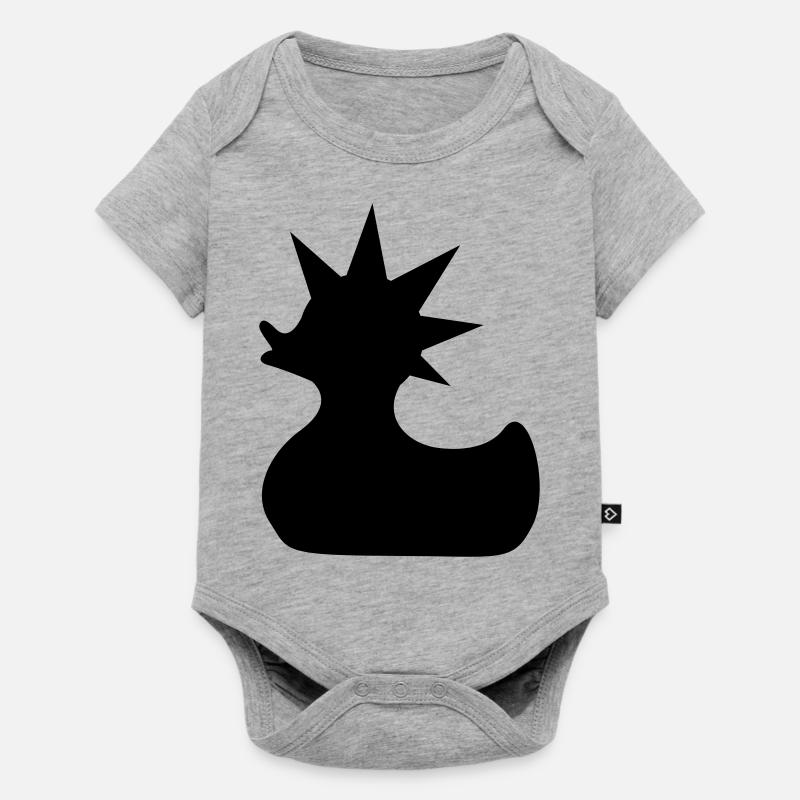 punk rock - Body à manches courtes Premium Bébé - gris chiné