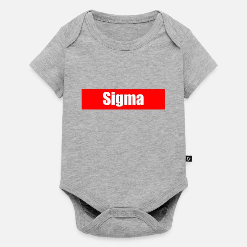 Sigma - Body à manches courtes Premium Bébé - gris chiné