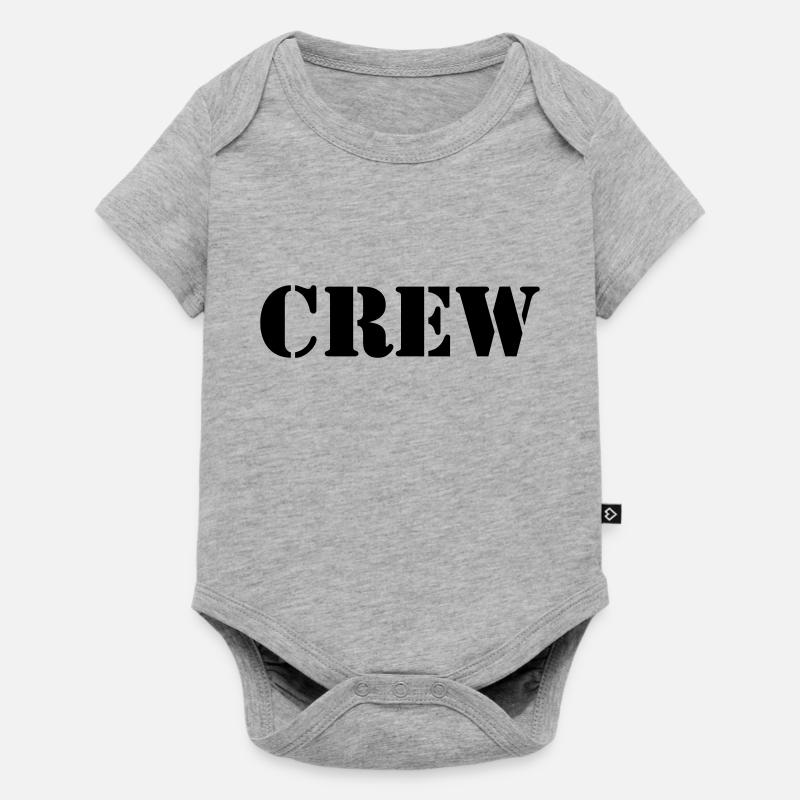 Crew - Body à manches courtes Premium Bébé - gris chiné