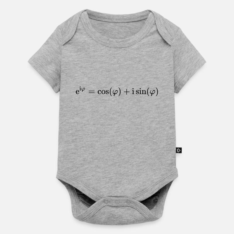 L'identité d'Euler - Body à manches courtes Premium Bébé - gris chiné