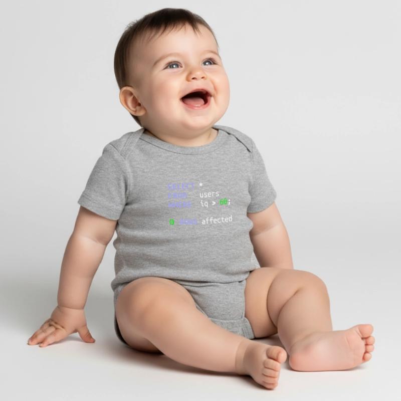 Software-Entwickler SQL Coder Geek Geschenk Baby Premium Kurzarmbody