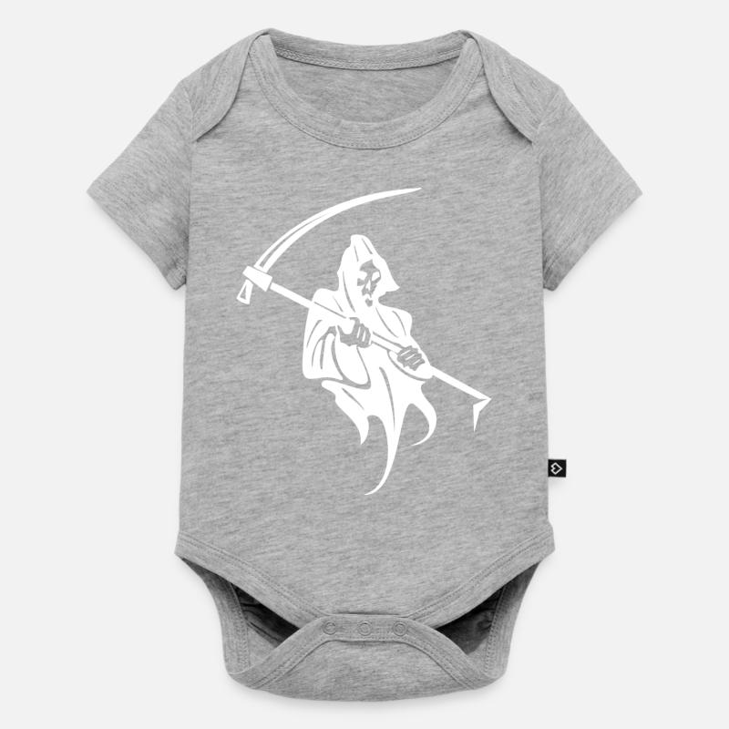 Grim Reaper, Reaper - Body à manches courtes Premium Bébé - gris chiné