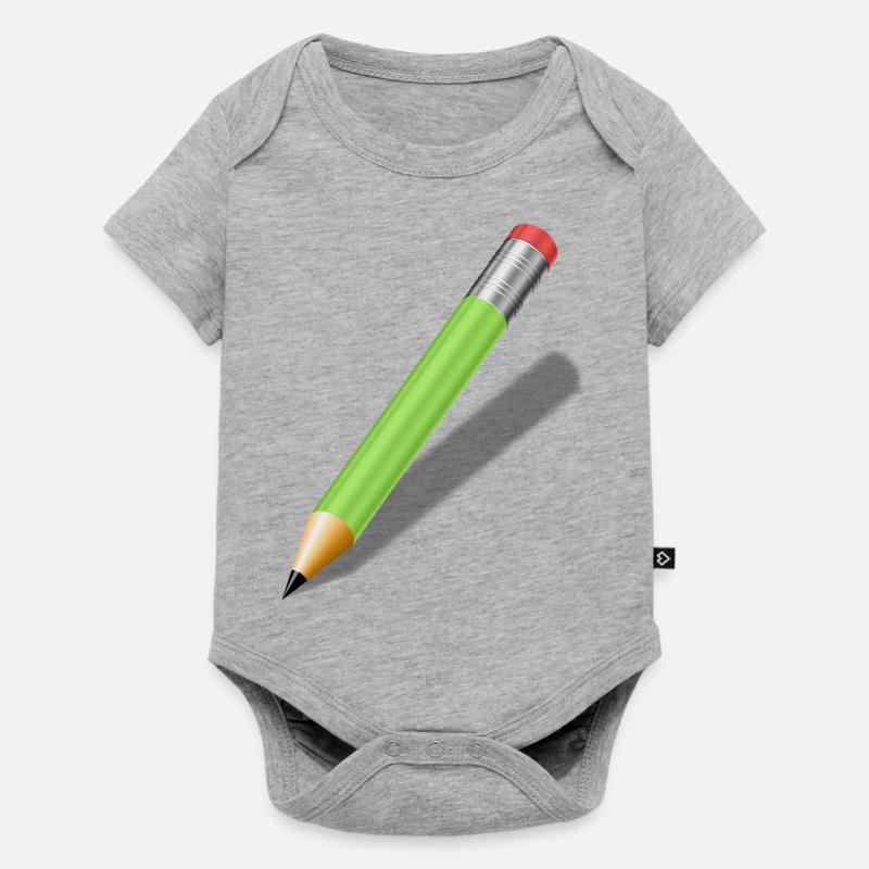 crayon - Body à manches courtes Premium Bébé - gris chiné