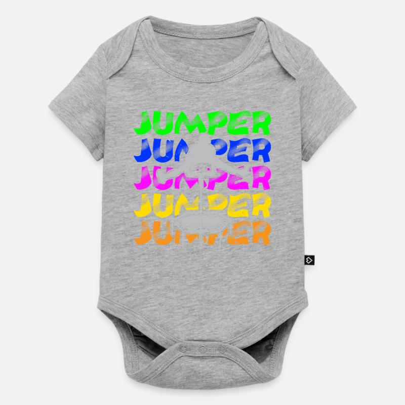 Trampoline Jumping Trampoline Trampoline Trampoline - Baby Premium short-sleeve bodysuit - heather grey