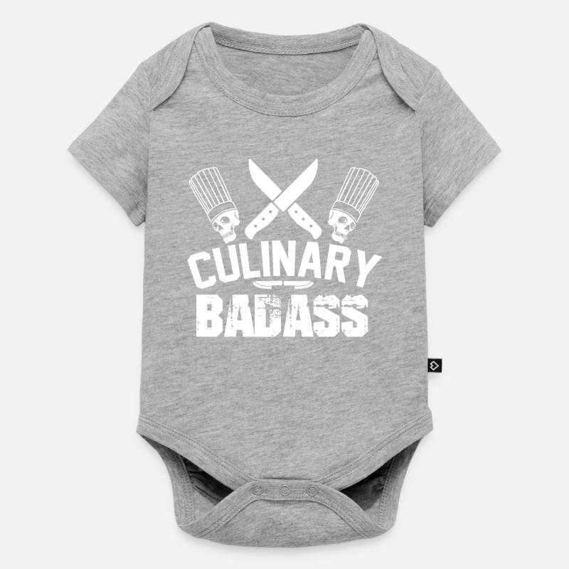 cuisine - Body à manches courtes Premium Bébé - gris chiné