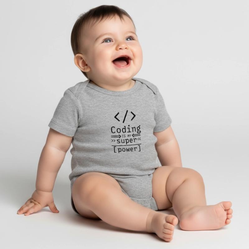 Coding Informatique Software Coder programmeur Body à manches courtes Premium Bébé