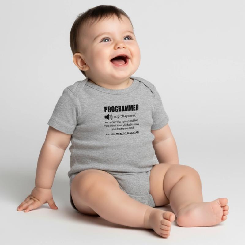 Code Programmer Dictionary Developer Gift Baby Premium short-sleeve bodysuit