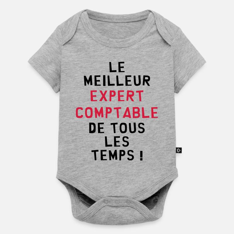 Expert Comptable / Comptabilité / Comptable / - Body à manches courtes Premium Bébé - gris chiné