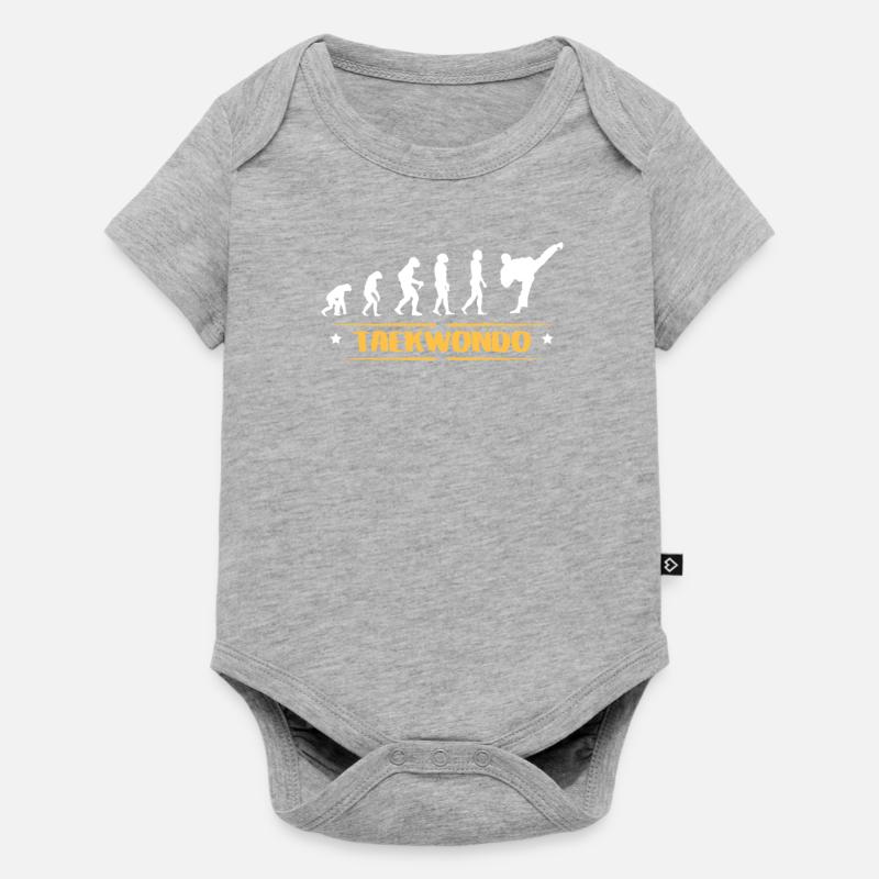 EVOLUTION TAEKWONDO - Body à manches courtes Premium Bébé - gris chiné