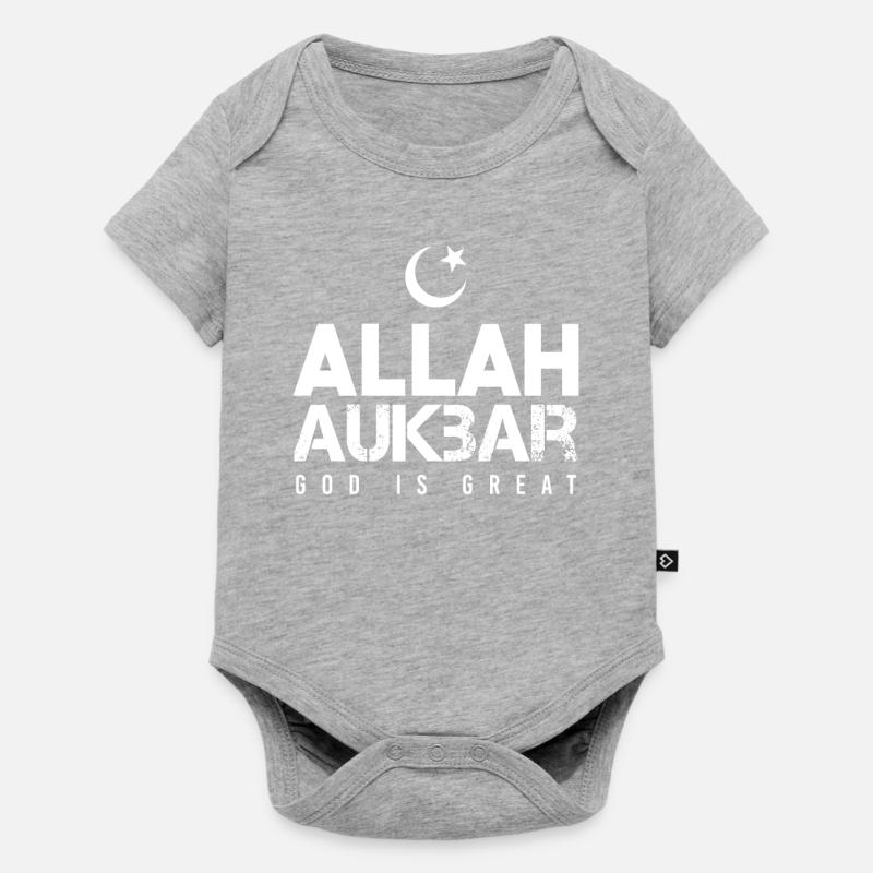 Le sort d’Allah - Body à manches courtes Premium Bébé - gris chiné