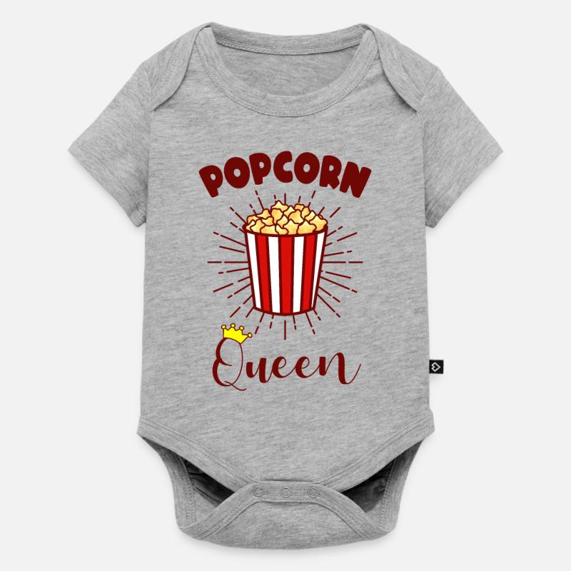 Costume de pop-corn - Body à manches courtes Premium Bébé - gris chiné