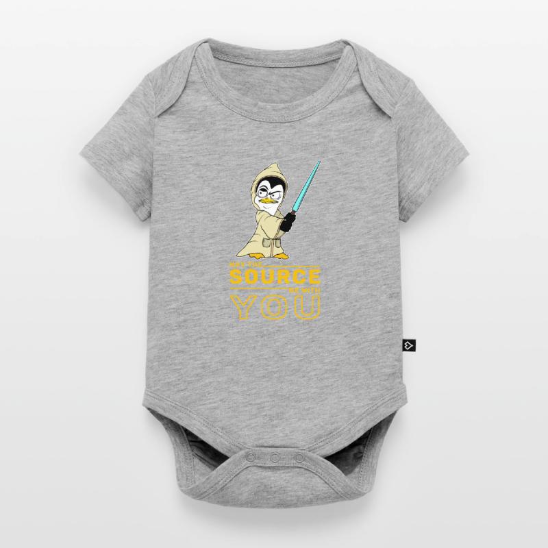 IT nerd Linux Linux penguin geek software engineer Baby Premium short-sleeve bodysuit