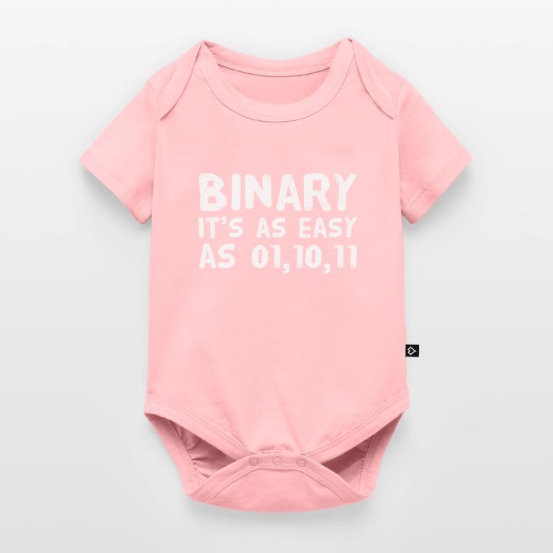 Computer scientist coder binary binary funny saying Baby Premium short-sleeve bodysuit