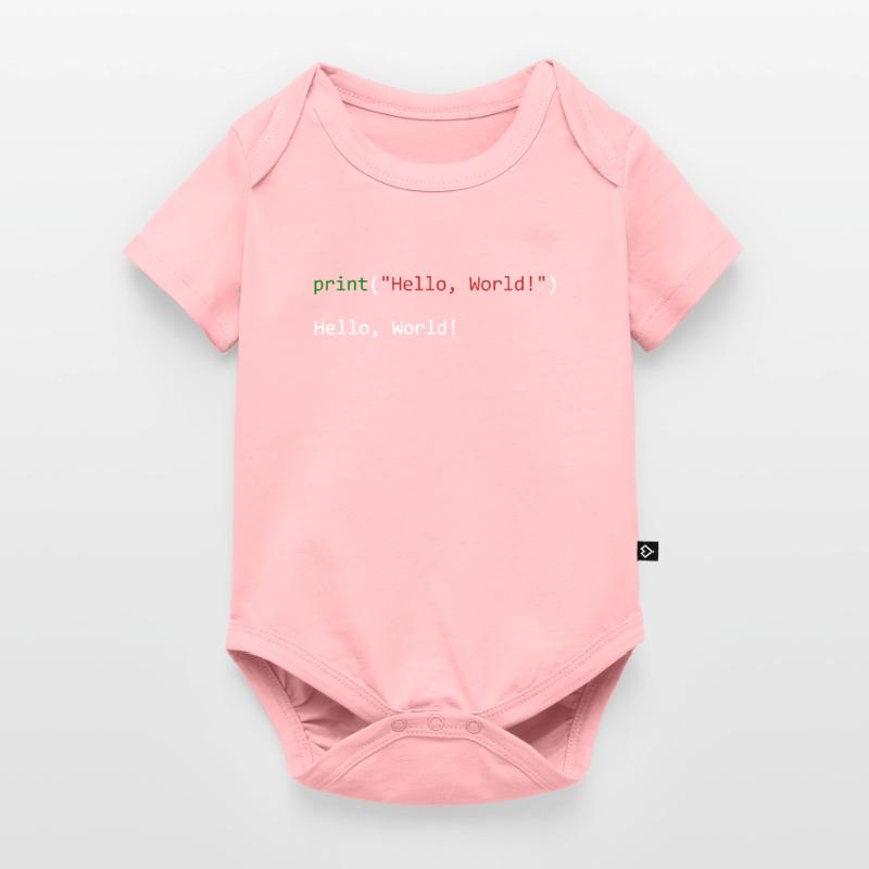 Programmeur de python cadeau Hello World Body à manches courtes Premium Bébé