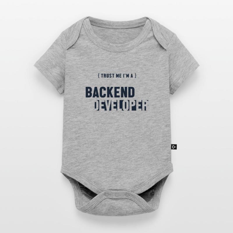 Trust Me I'm Backend Developer Coder Programmer Body à manches courtes Premium Bébé