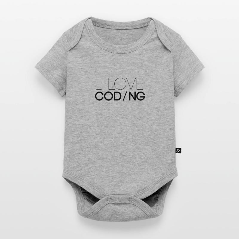 I love programming programmer code profession Baby Premium short-sleeve bodysuit