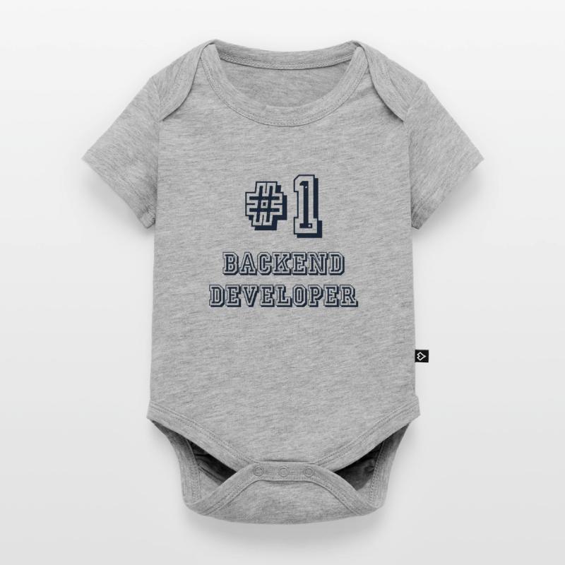 #1 Backend Developer Coder Engineer Software Baby Premium short-sleeve bodysuit