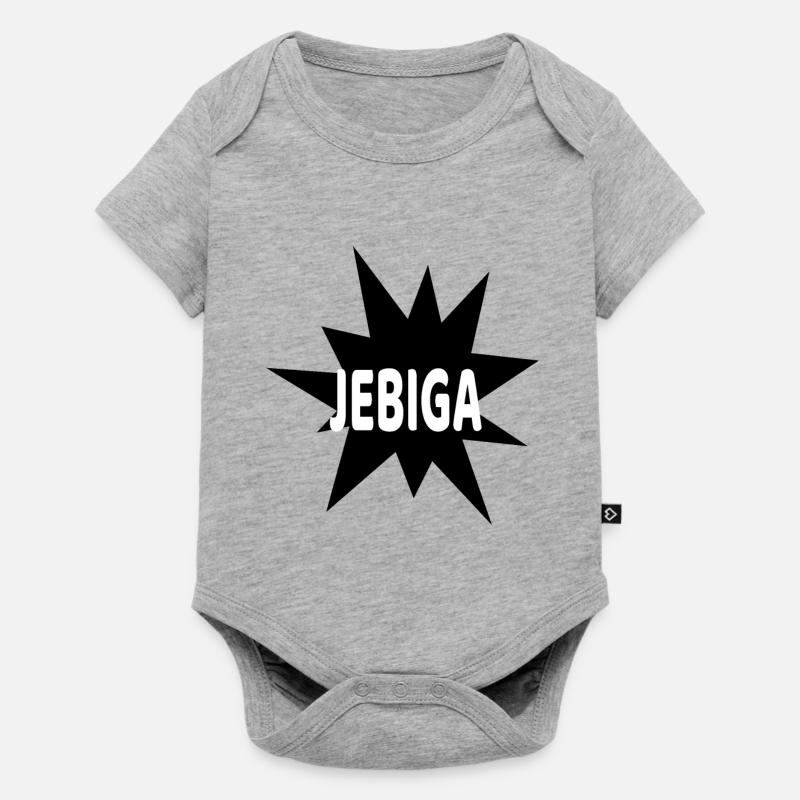 Jebiga Balkan - Body à manches courtes Premium Bébé - gris chiné