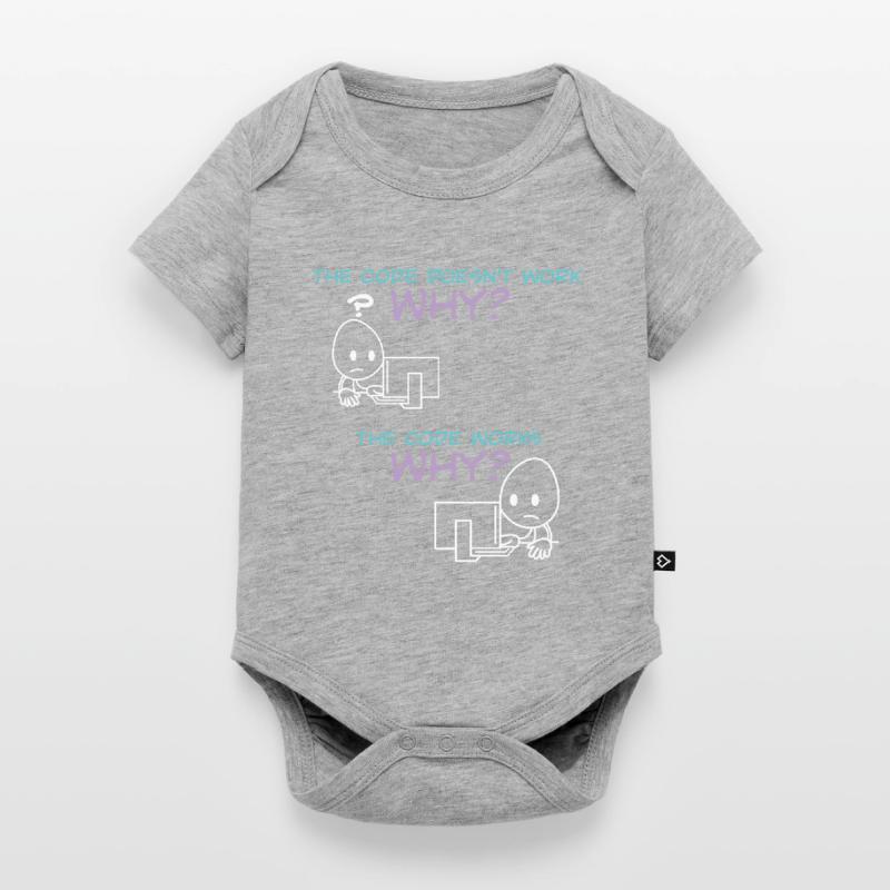Programmer Code Works Why Body à manches courtes Premium Bébé