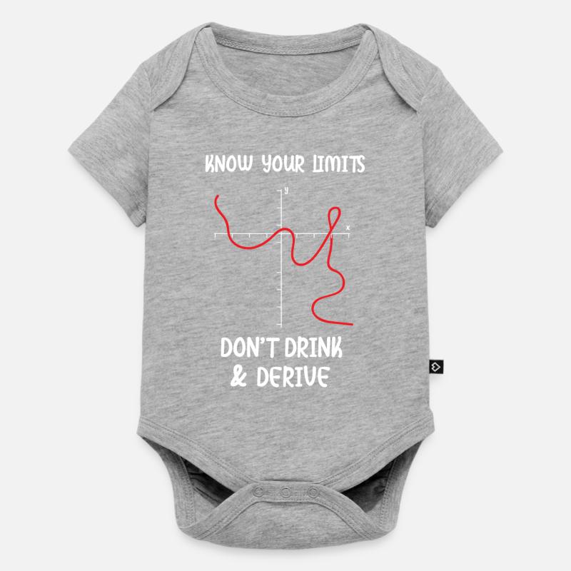 Maths Maths Professeurs de maths Maths - Body à manches courtes Premium Bébé - gris chiné
