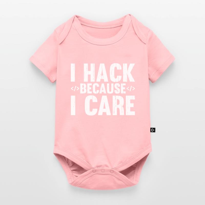 Hacker Hacking Code Computer admin Spruch Geschenk Baby Premium Kurzarmbody