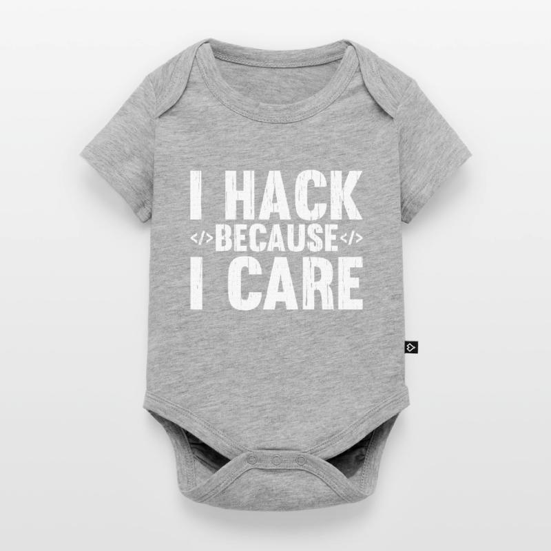 Hacker Hacking Code Computer admin Spruch Geschenk Baby Premium Kurzarmbody