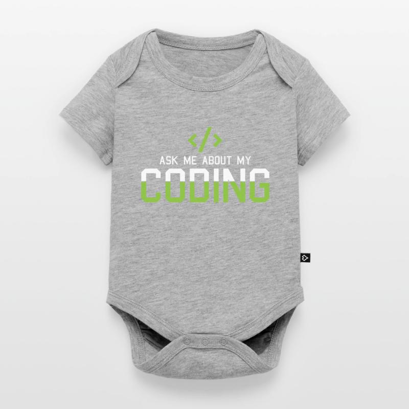 Hacking Programmer Hacker Code Coding Gift Baby Premium short-sleeve bodysuit