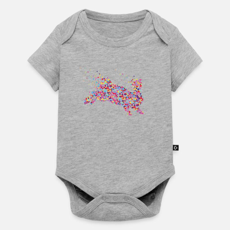 Rabbit Rabbit Rabbit Breeding Carnickel - Baby Premium short-sleeve bodysuit - heather grey