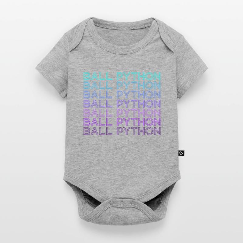 Ball Python Snake Retro Baby Premium short-sleeve bodysuit